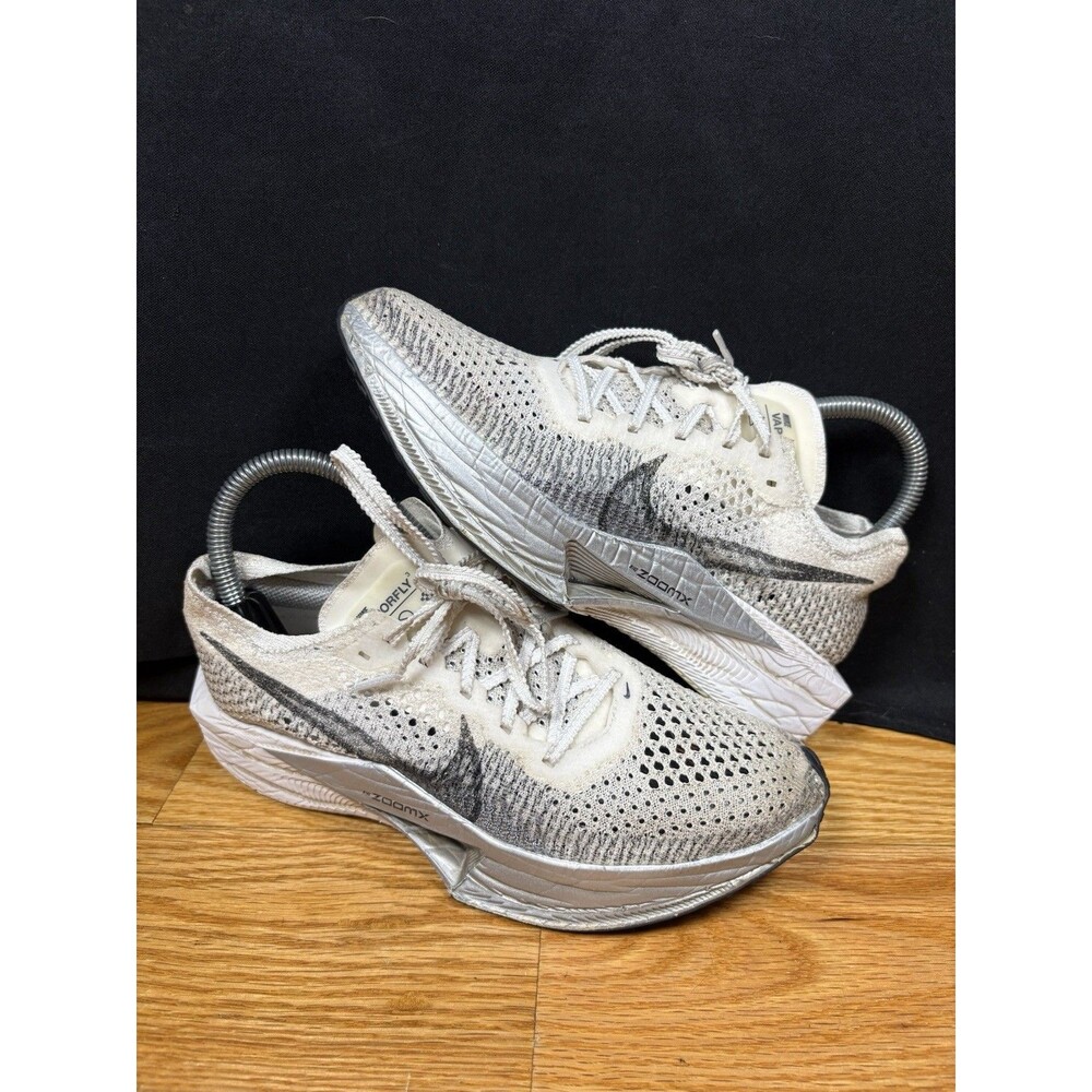 Womens Size 6.5 Nike Zoom Vaporfly Next%3 White Grey Running Shoe DV4130 100
